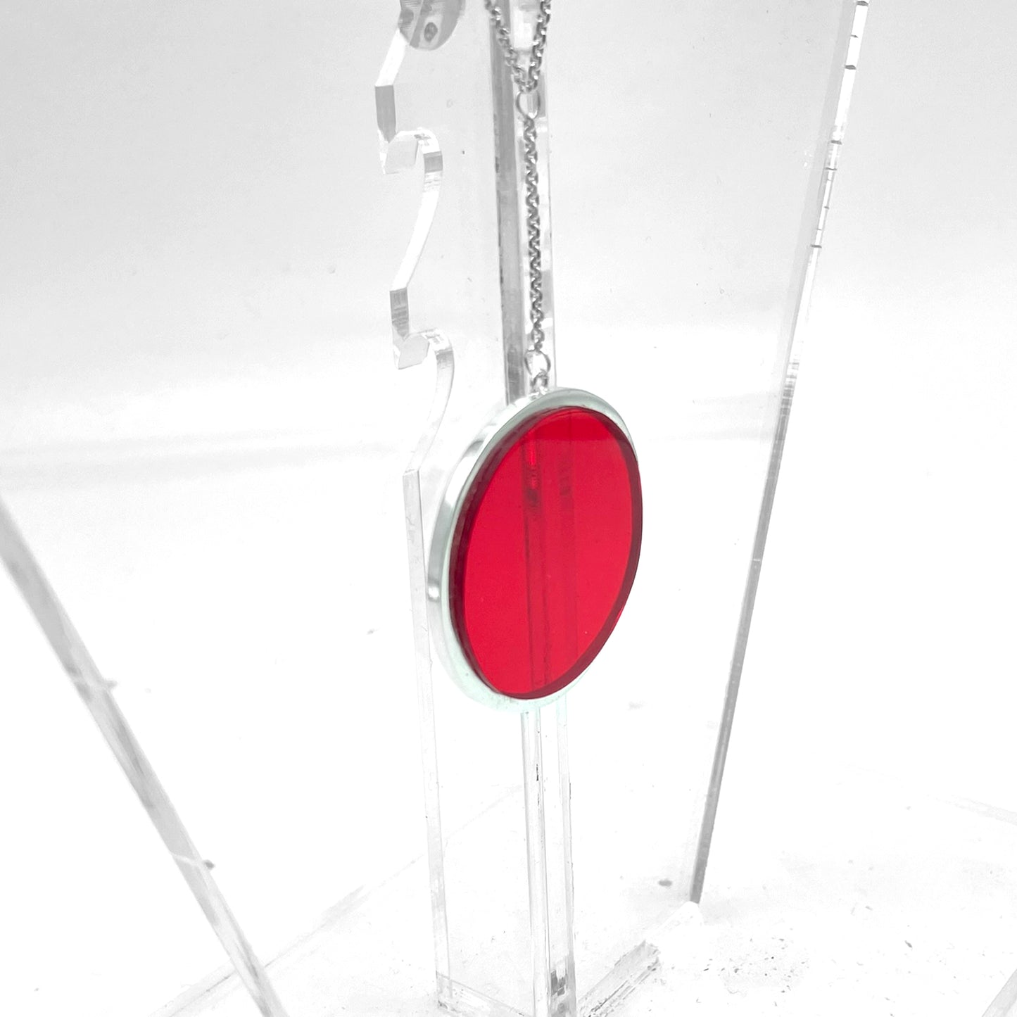 SIMPLE Collection Big Pendant Red