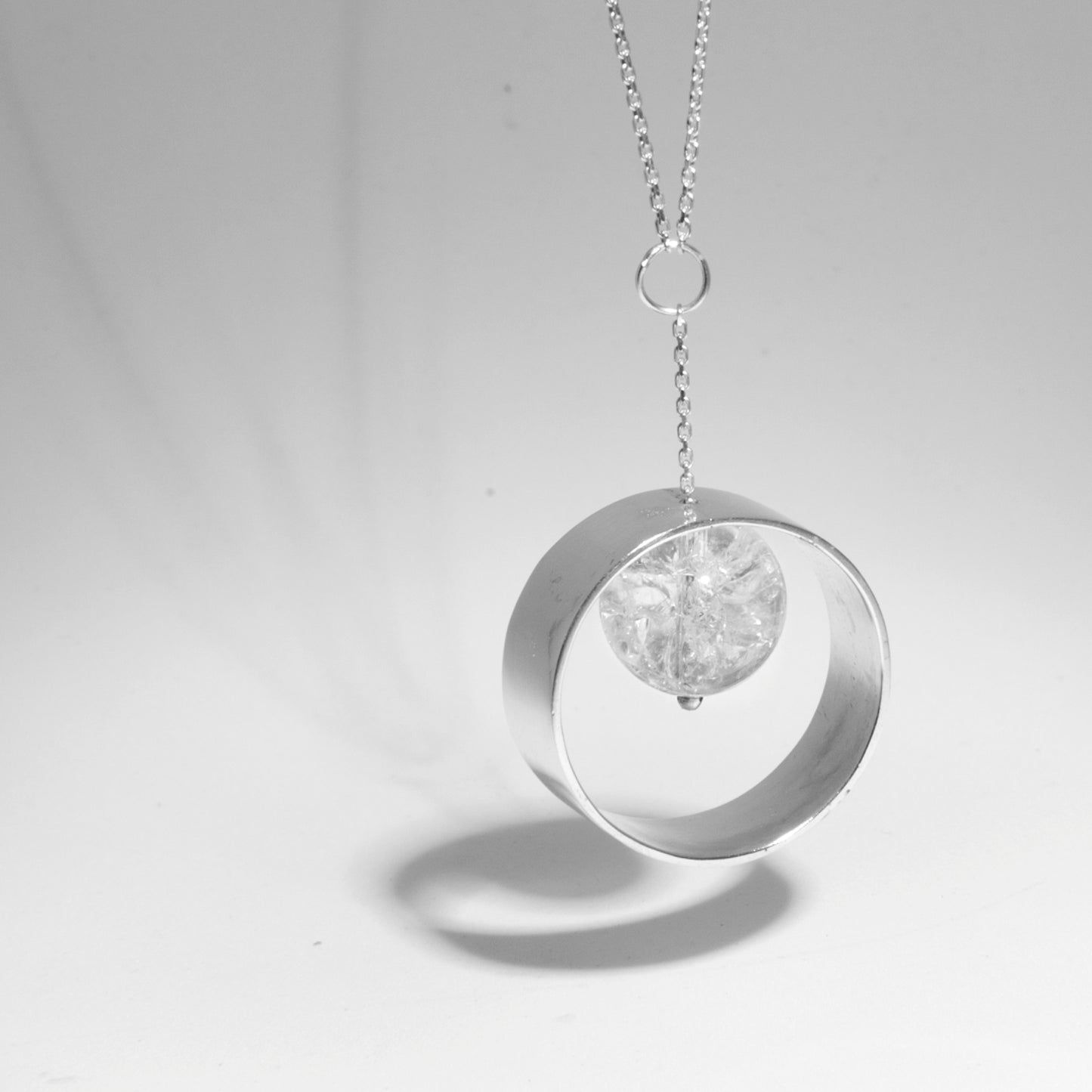 ICE Elegant Pendant: Timeless Handcrafted Beauty in Sterling Silver